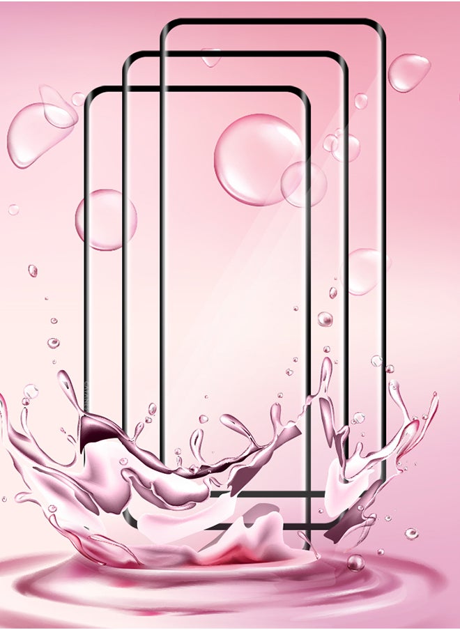 CATANES - 3 Pack For Oppo Reno10 Screen Protector Full Coverage Screen Protector Clear Anti-Bubble Shield Tempered Glass Screen Protector - Image 1