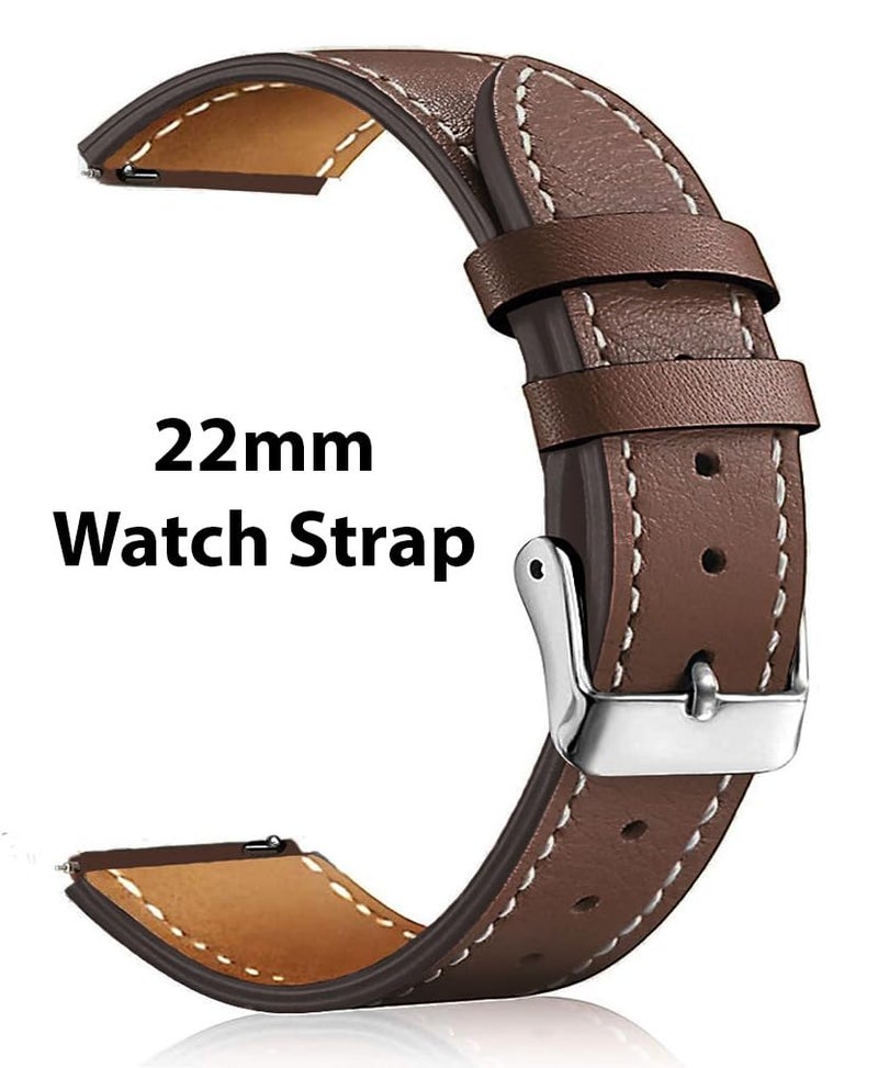 ADAMO 22mm Watch Strap Compatible for Phoenix Ultra/Phoenix/Pulse 2/Xtend Pro/Xtend Call and All 22mm Wristwatch and smartwatches - Image 2