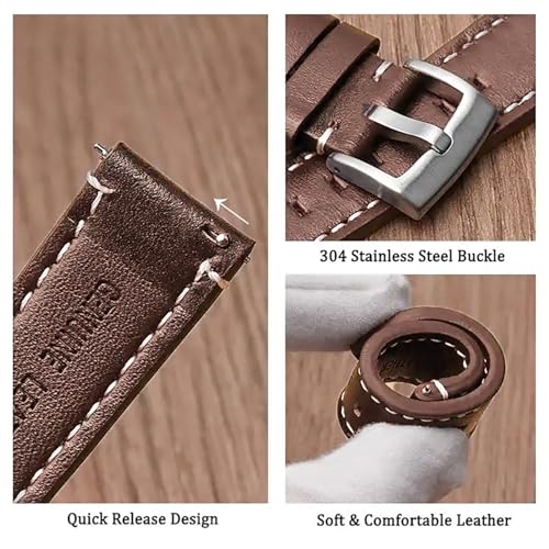 ADAMO 22mm Watch Strap Compatible for Phoenix Ultra/Phoenix/Pulse 2/Xtend Pro/Xtend Call and All 22mm Wristwatch and smartwatches - Image 3