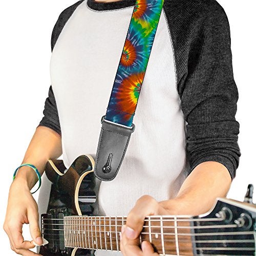 Buckle Down Buckle-Down Guitar Strap Tie Dye Swirl Multi Color 2 Inches Wide - Image 2