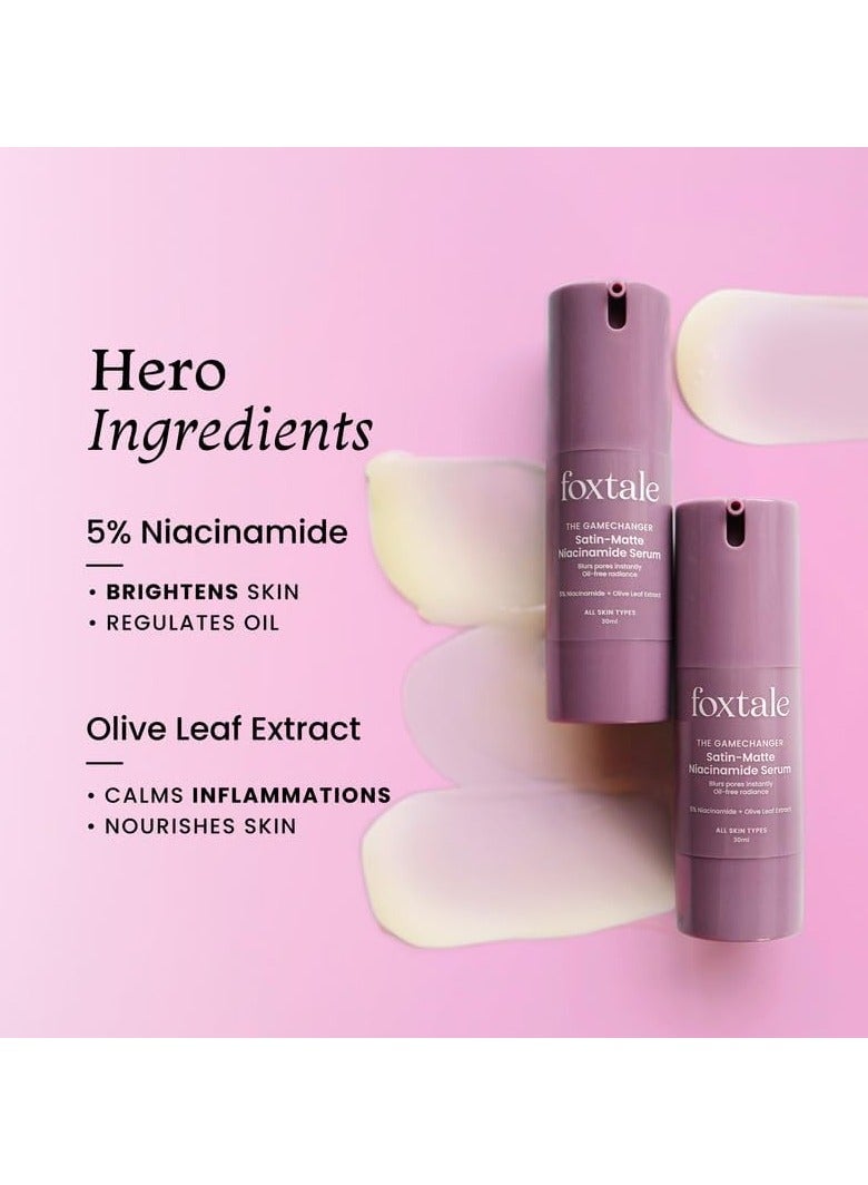 foxtale THE GAME CHANGER STAIN MATTE NIACINAMIDE - 30ML - Image 3