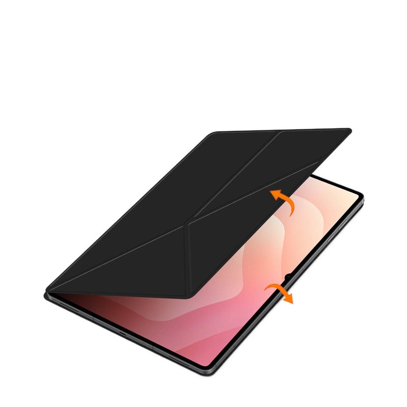 حافظة سامسونج تاب متوافقة مع Samsung Galaxy Tab S11 Ultra / Samsung Galaxy Tab S11 باللون أخضر مع غطاء حماية ووظيفة حامل وحمل يومي للتابلت بوظيفة حامل Samsung Tab خفيف الحمل - Image 4