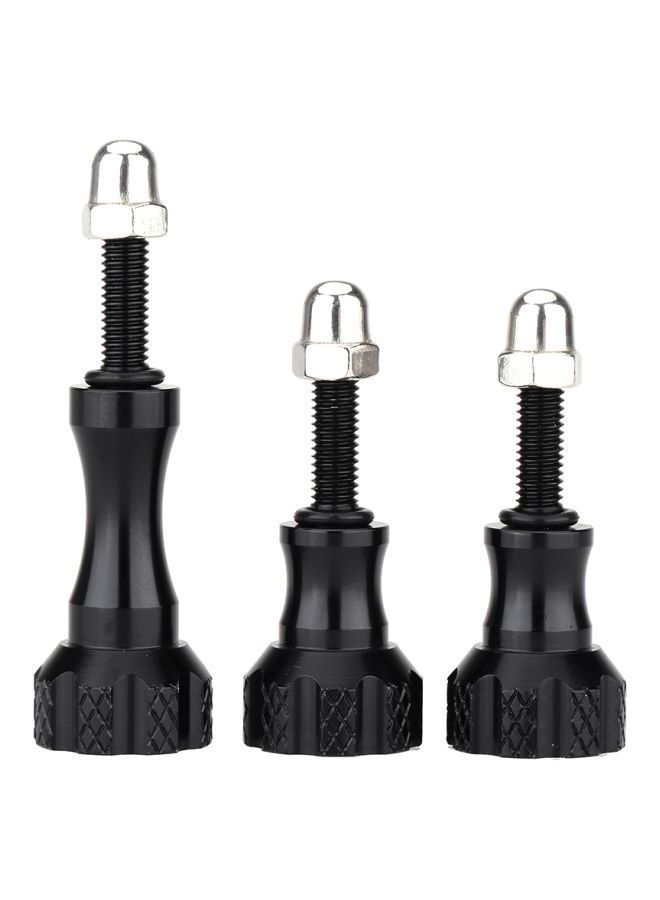 NIBEMINENT Thumb Knob Set Black/Silver  - Image 1