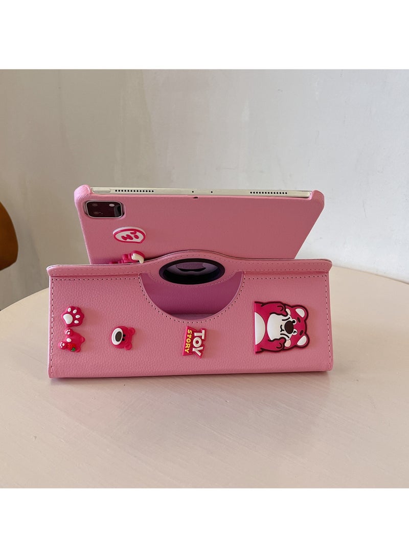 general 3D Cute Cartoon Creative Swivel Case for iPad Pro 11 inch (2022/2021/2020/2018), iPad Air 5/4 (2022/2020 5th/4th Generation 10.9 inch), 360 Degree Swivel Stand Cover - Image 5