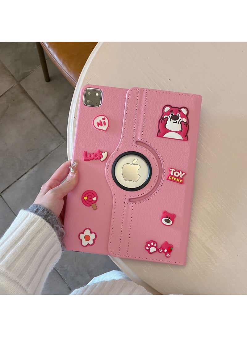 general 3D Cute Cartoon Creative Swivel Case for iPad Pro 11 inch (2022/2021/2020/2018), iPad Air 5/4 (2022/2020 5th/4th Generation 10.9 inch), 360 Degree Swivel Stand Cover - Image 3