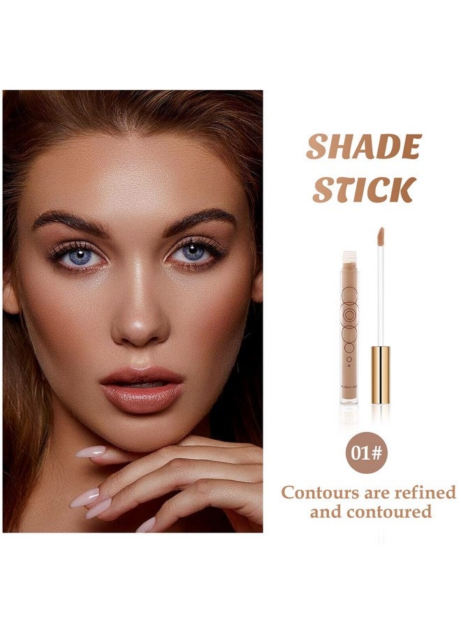 Boobeen Cream Contour Stick Liquid Bronzer And Highlighter Face Makeup Highlighting&Contouring Pen Creamy Concealer Highlight Stick Easy To Create A Natural Matte Finishing Available In 3 Types - Image 4