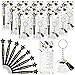 Spakon 24 Sets Graduation Gifts Bulk End of Year Gifts Class of 2026 Graduation Favors Star Pens with Positive Cards Inspirational Acrylic Keychains with Tassel for Students TeachersBlack - Image 2