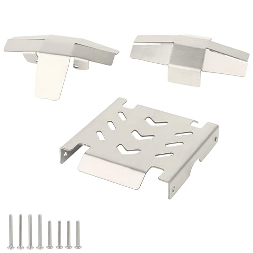 ZXYRC Metal Stainless Steel Full Armor Chassis Armor Guard Axle Protection Plate for LOSI 1/8 LMT Solid AXLE Monster Truck - Image 2