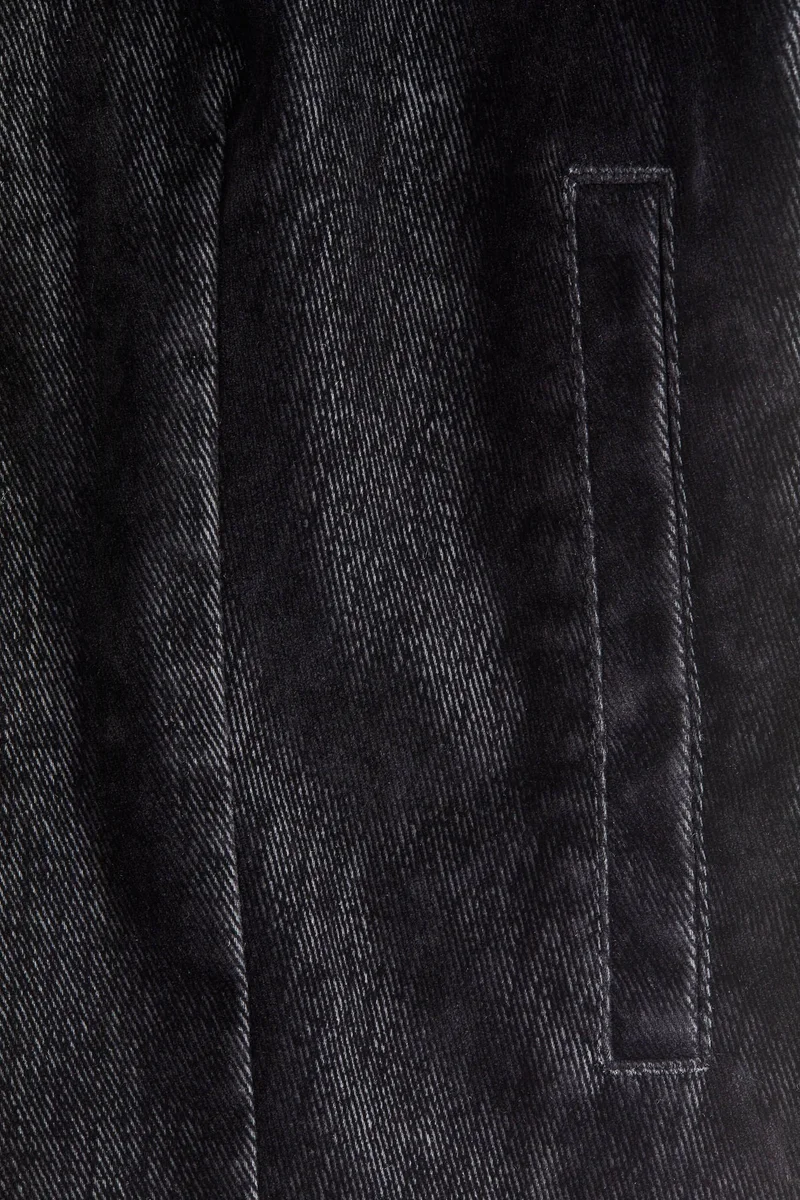 H&M Flocked denim jacket