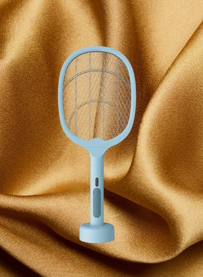 HaveDream Electric Mosquito Swatter, Mosquito Lamp Two-In-One, USB Rechargeable, LED Fly Killer Lamp,(8 Lights) Frosted Light Blue  - Image 5