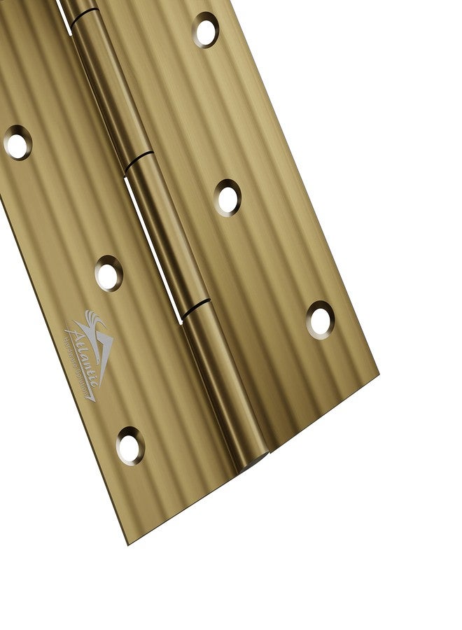 Atlantic Heavy Door Hinges 6 Inch x 10 Gauge/3 MM Thickness, Premium Stainless Steel Welded Head, Office, Hotel for Main Door/Bedroom, Kitchen, Bathroom, Antique Finish, Pack of 3 Pcs - Image 3