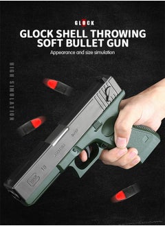 GROIC Soft Bullet Gun Toy Foam Blasters Soft Bullet Shell Ejection Soft Bullet Toy Gun with Soft Bullets & Pull Back Action & Darts Targets Set Pistol Toys for Kids  - Image 3