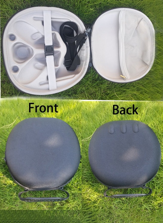 حقيبة حمل قوية متوافقة مع ملحقات Meta Quest 3، نظارة الواقع الافتراضي، أجهزة التحكم عن بعد والملحقات الأخرى، بتصميم أنيق للغاية للسفر والتخزين المنزلي (أسود) - Image 4