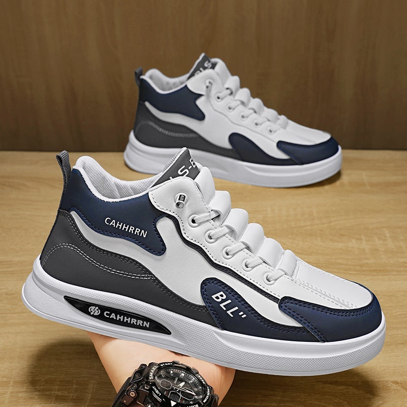 Work Men'S Shoes Autumn Leather Waterproof Non-Slip Slip-On Small White Sneakers Men'S 2024 Casual Safety Shoes - Image 5