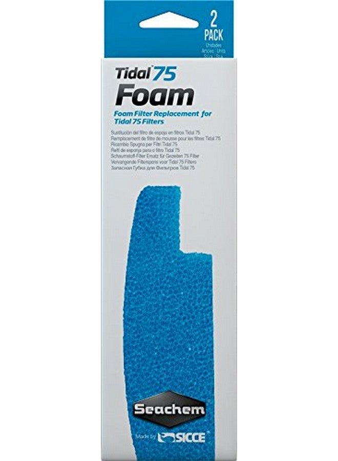 Seachem Foam Filter Sponge Replacement - Foam Tidal 75 Filter 2 Pack - Image 2