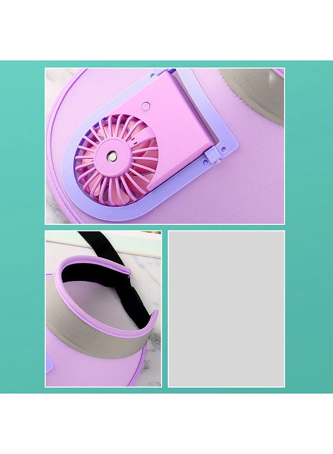 Generic Summer Sport Outdoor Fan Sun Hat Cap Cool for Cycling  - Image 3