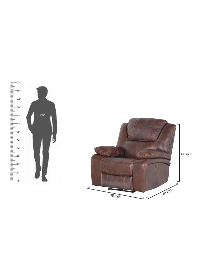 ROYALOAK Naples Power Recliner Leather  Single Seater - Image 2