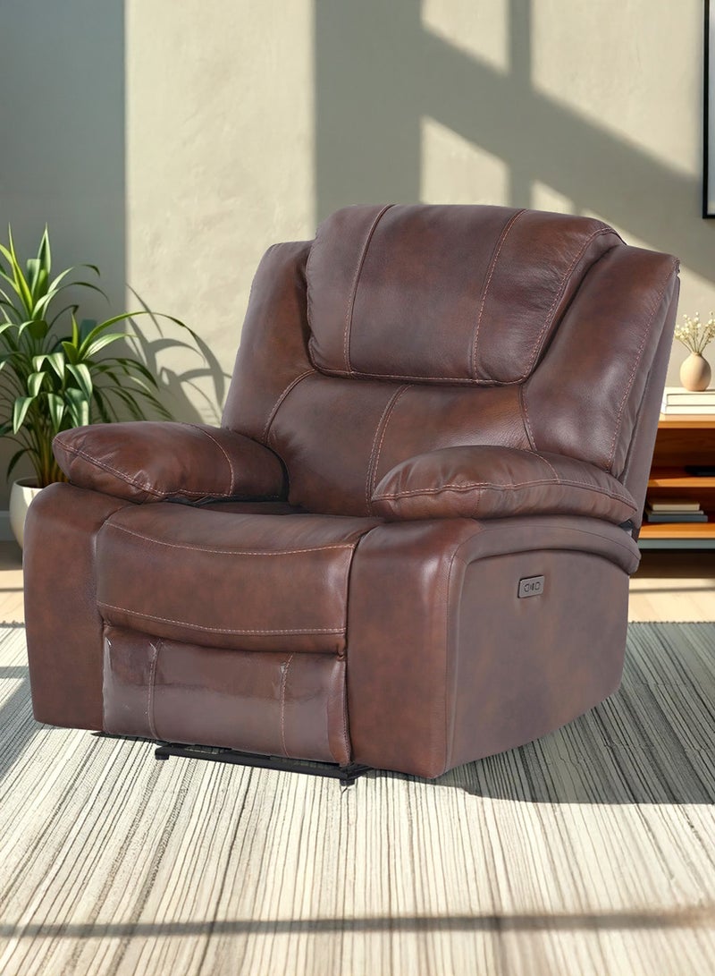 ROYALOAK Naples Power Recliner Leather  Single Seater - Image 1
