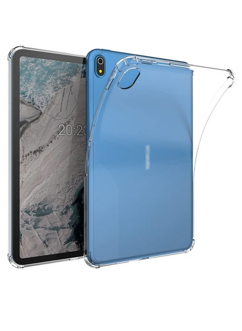 جراب خلفي واقٍ شفاف مضاد للصدمات لهاتف Nokia T20