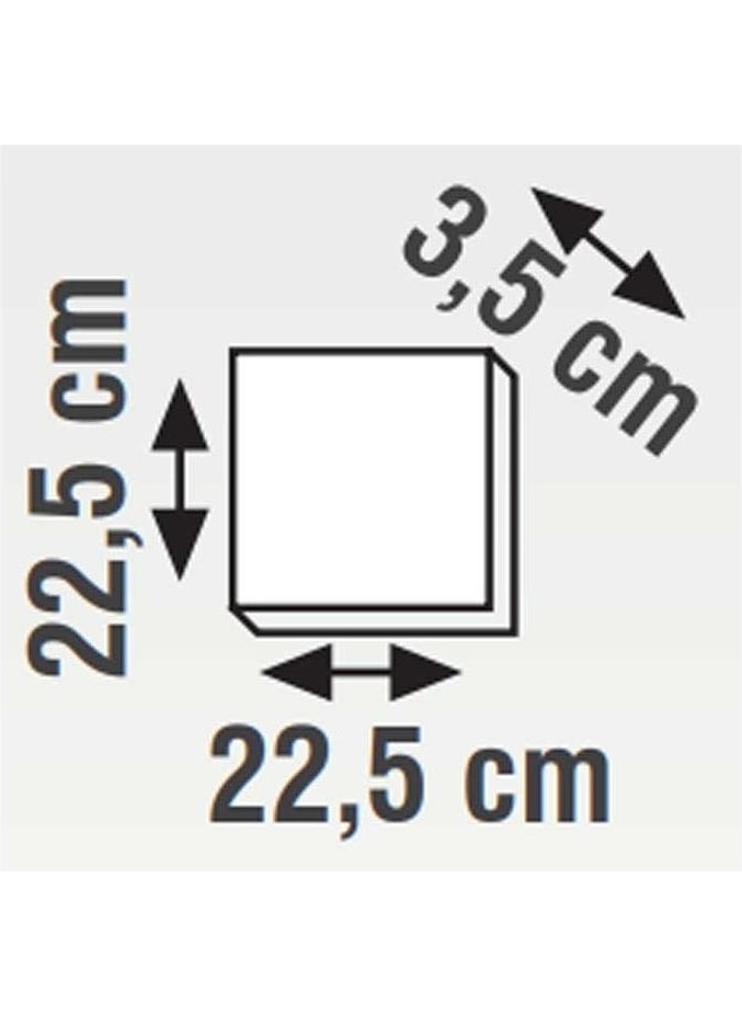 Kendal - K2 18W 4000K Warm White Light Surface Mounted Square 22.5X22.5 LED Panel KDL432-B - Image 1