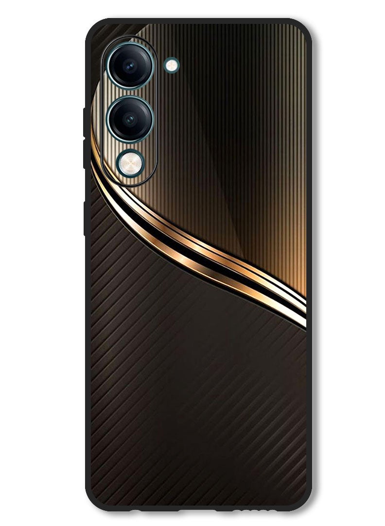 Theodor Case Compatible with Vivo Y29s Protection Shockproof Bumper Cover Steel Pattern - Image 1