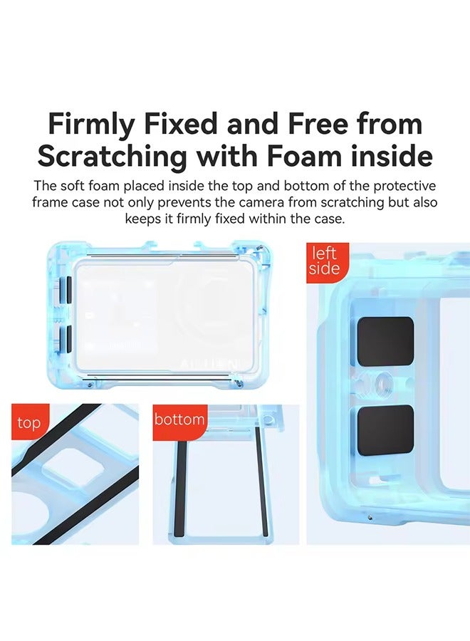 قفص ألومنيوم سريع الفك مع غطاء معدني لـ DJI Osmo Action 5pro 5 pro 4 3 حافظة حماية ملحقة - Image 4