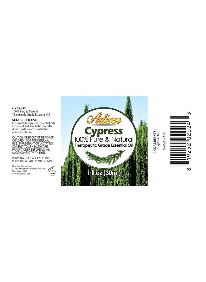 Artizen 30ml Oils - Cypress Essential Oil - 1 Fluid Ounce - Image 2