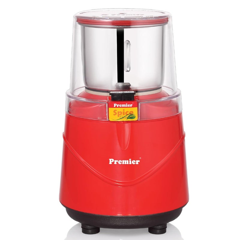 Premier Spice Grinder | 350W Wet & Dry Multifunction Food Grinder | Stainless Steel Herbs, Spices, Nuts, and Coffee Grinder for Home & Office with Detachable Jar - Image 1
