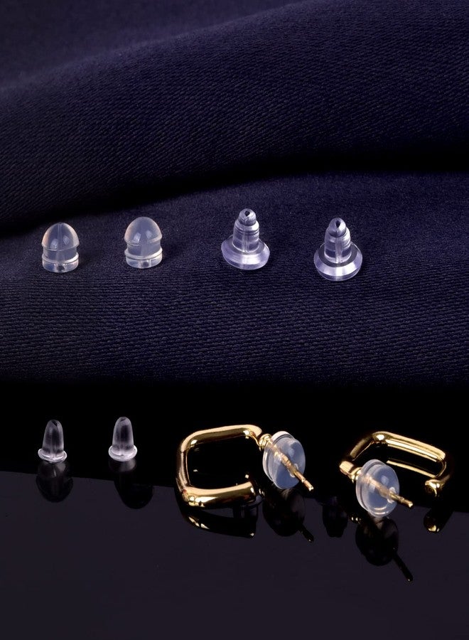 ARRITZ 6 Sizes Earring Backs Rubber, ARRITZ 300PCS Soft Silicone Earring Backs Replacements for Studs, Hook Earring, Hoops - Image 4