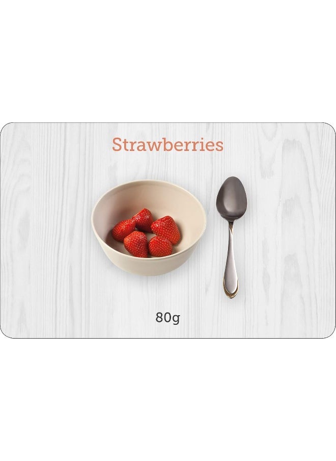 Carbs & Cals Flashcards PACK 1: 64 double-sided flashcards to improve your carb &  - Image 1