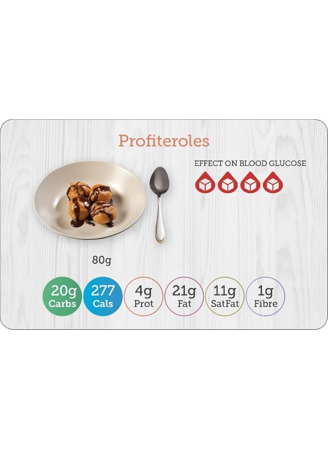null - Carbs & Cals Flashcards PACK 1: 64 double-sided flashcards to improve your carb & - Image 1