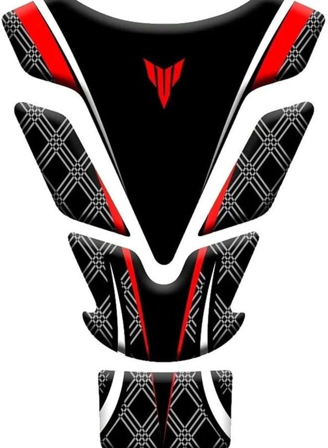 MT07 MT09 MT03 Motorcycle Fuel Tank Cap Sticker Decal Pad Decoration Size 15 Red15 - Image 1