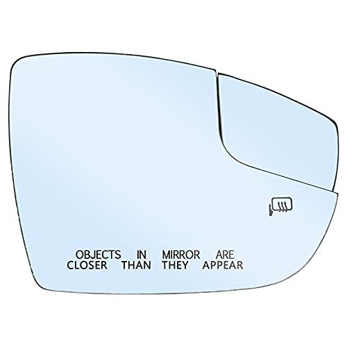 SKARUMMER Passenger Right Side Mirror Replacement for 2012-2018 Ford Focus - Side View Heated Convex Mirror Glass with Rear Holder, Replace CM5Z-17K707-G - Image 1
