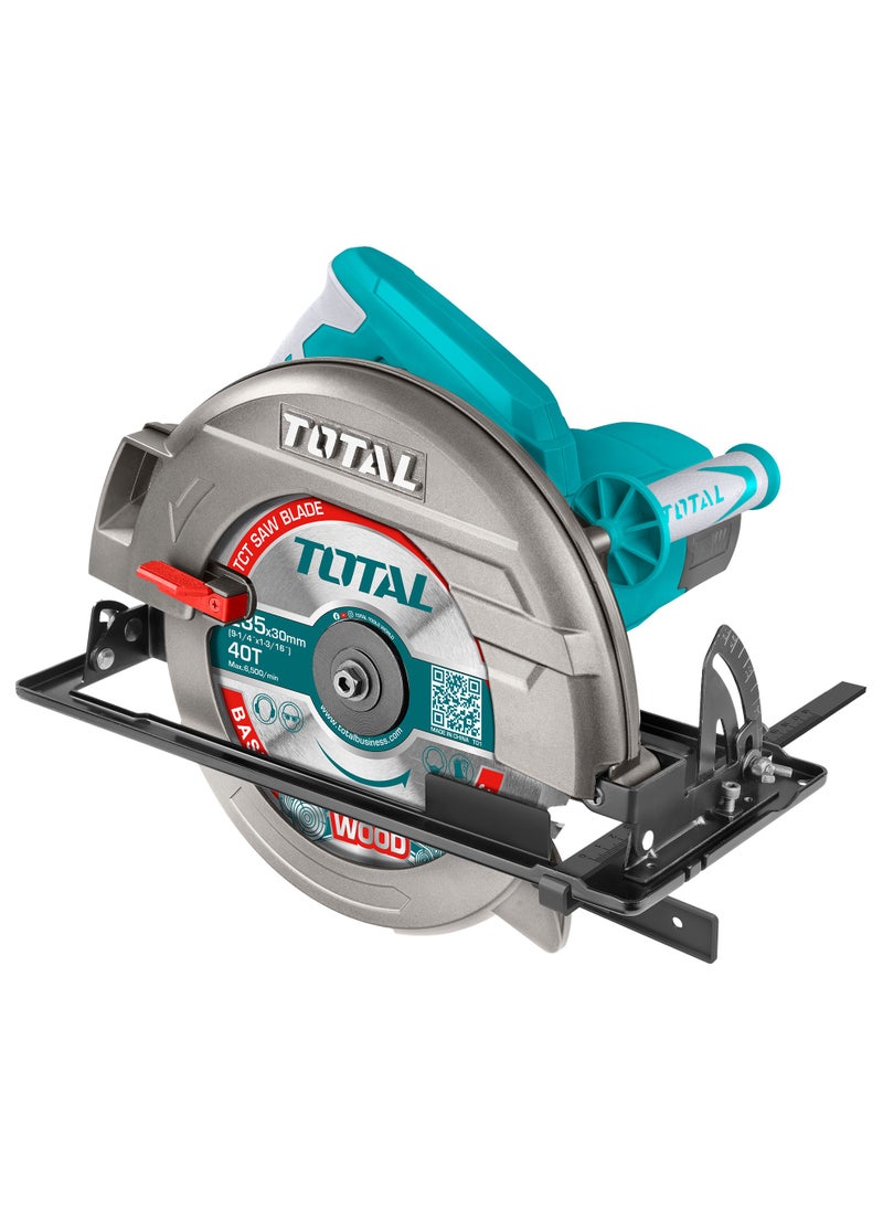 TOTAL Total Circular Saw, 235mm Blade, 2200W, 80mm Cutting Depth, 4300rpm  - Image 1