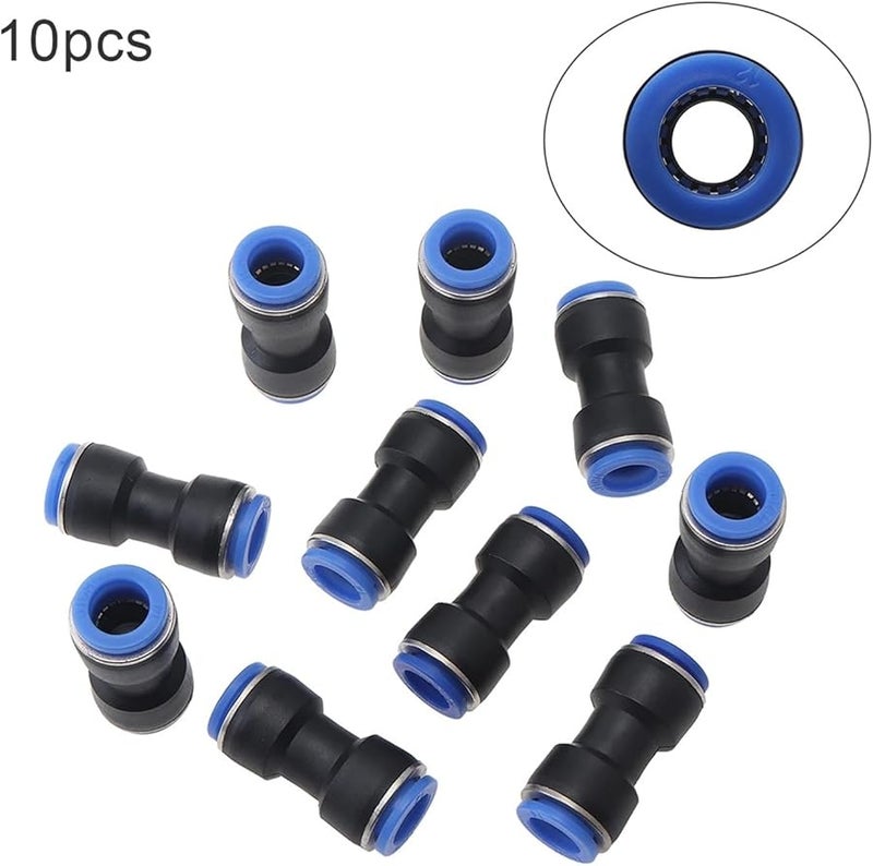 Pneumatic Connector Push In Type 4 6 8 12 14 mm Size 10pcs PU 12 - Image 5