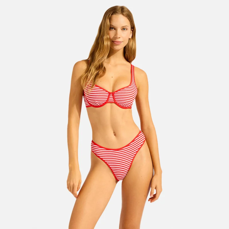 Seafolly  Clubhouse High Leg Bikini Bottom - Women for Women | Best Price UAE