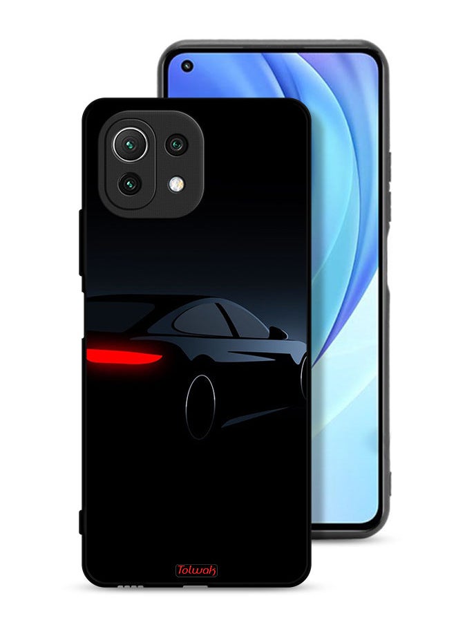 Tolwak Xiaomi Mi 11 Lite 5G Protective Case Cover Dark Car  - Image 1