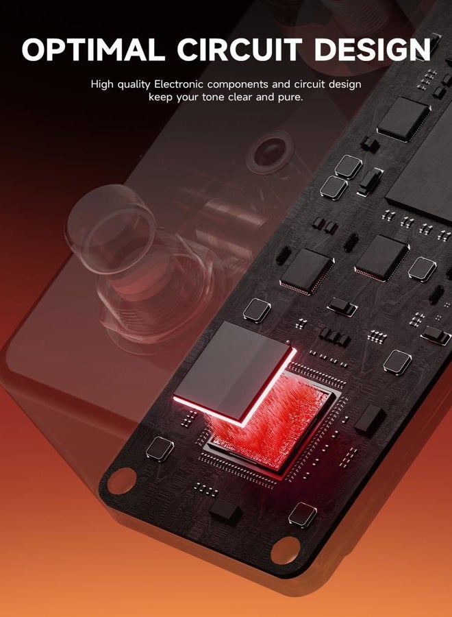 Donner Distortion Guitar Pedal, Morpher Mini Distortion 3 Modes Natural, Tight, Classic Crunch 80s Metal for Electric Guitar True Bypass - Image 5