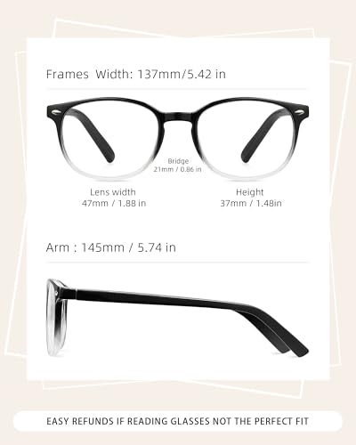 JOLISU 5 Pack Reading Glasses For Women, Blue Light Blocking Computer Reader Spring Hinge Eyeglasses (1.50) - Image 2