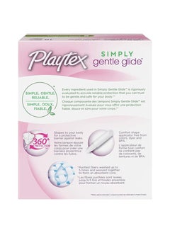 playtex Simply Gentle Glide 360 Degree Protection Super Tampons 16Pcs  - Image 2