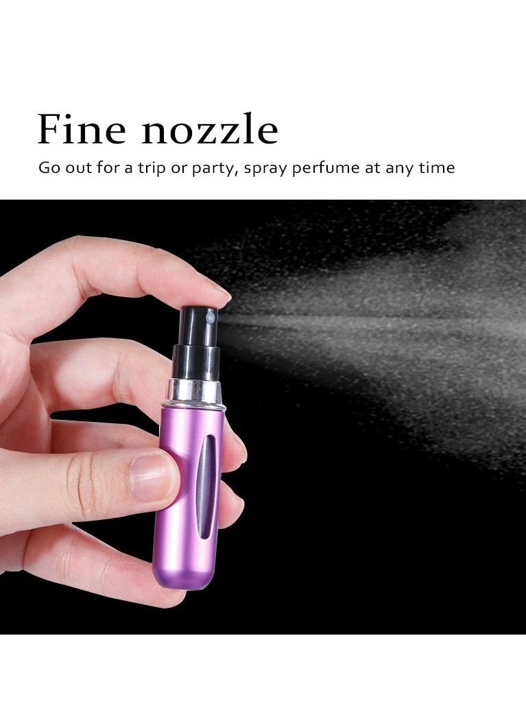 Y&D - 5Pcs 5ml mini bottle refillable perfume spray with scent pump empty cosmetic containers portable atomizer - Image 1