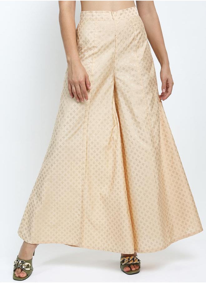 Vishudh Women Zari Printed Party Wear Palazzo Pants by Styli  - Image 1