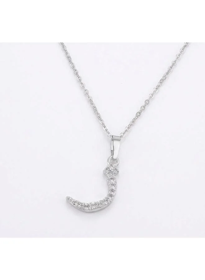 Rovaux Arabic Letter 'Zaa' Necklace 18k Gold Plated