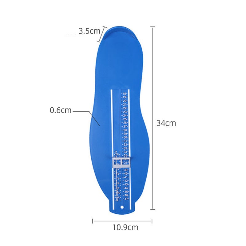 Foot Measurement Device Black - Space-Saving Wall-Hanging Design, Dual CM & US Sizing, Accurate Shoe Sizing Aid for Home Use - Image 3