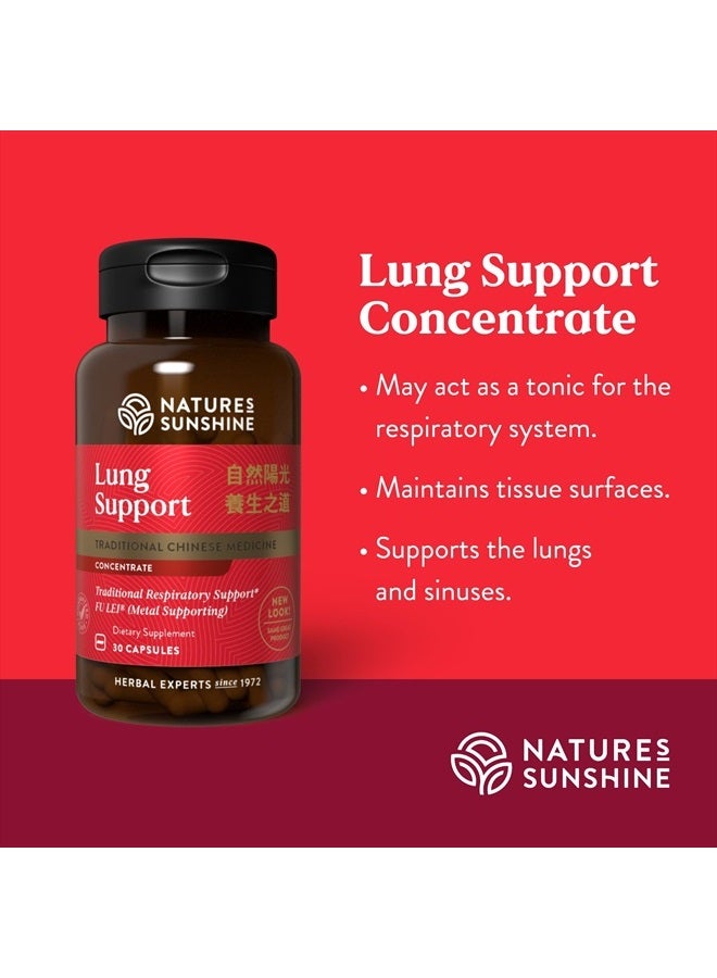 NATURE'S SUNSHINE Lung Support Chinese TCM Concentrate, 30 Capsules  - Image 4