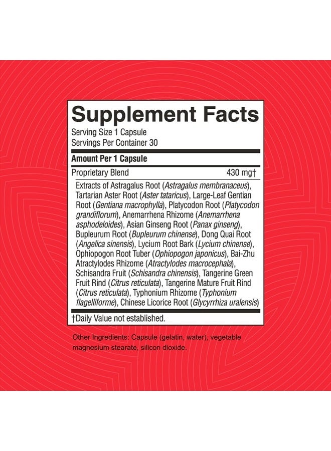 NATURE'S SUNSHINE Lung Support Chinese TCM Concentrate, 30 Capsules  - Image 3