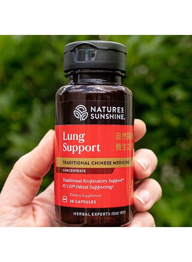 NATURE'S SUNSHINE Lung Support Chinese TCM Concentrate, 30 Capsules  - Image 2