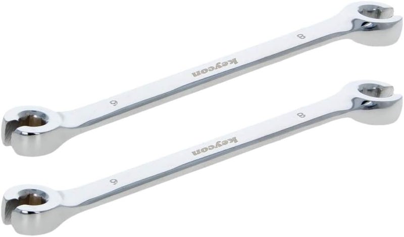 Utoolmart Flare Nut Wrench, 6mm x 8mm Metric Double Open End, 2 Pcs - Image 1
