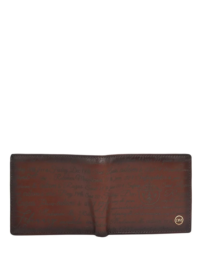 Da Milano  Genuine Leather Brown Mens Wallet for Men | Best Price UAE