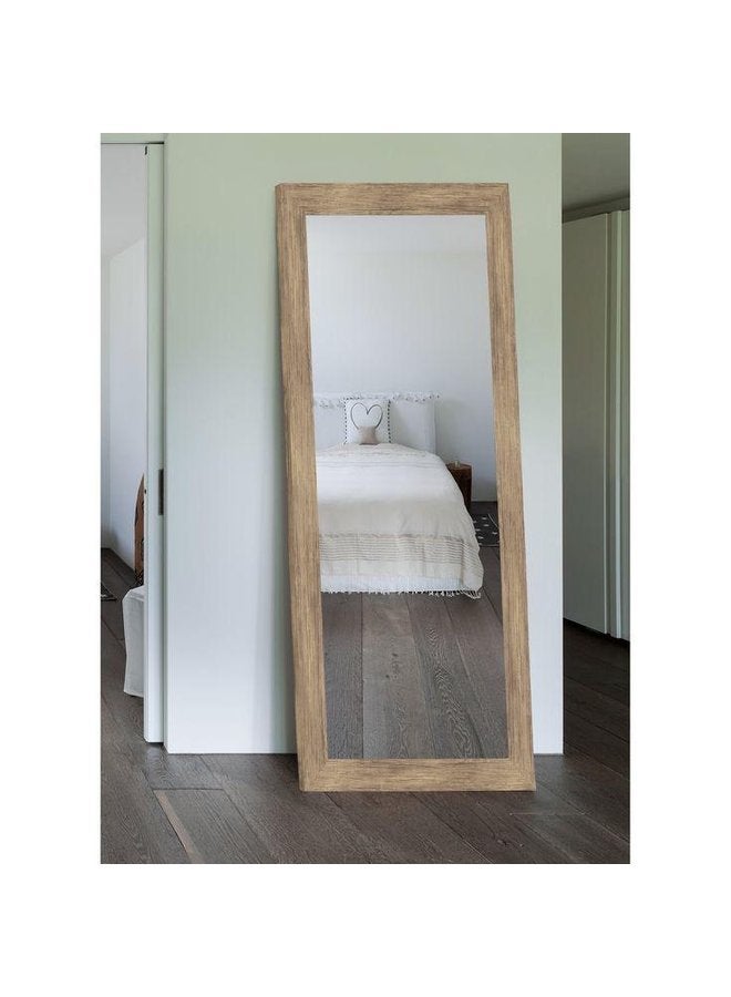 Art Wood Stand Mirrors Beige  3X170X65 Cm 